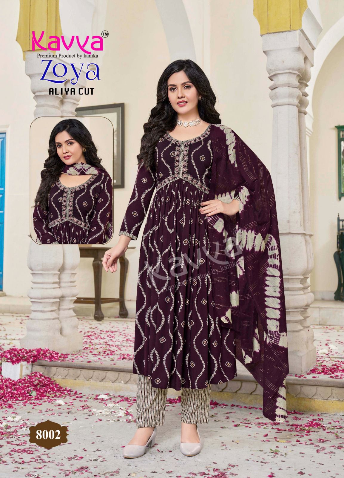 Zoya Vol 8 By Kavya Kurti With Bottom Dupatta Wholesale Market In Surat
